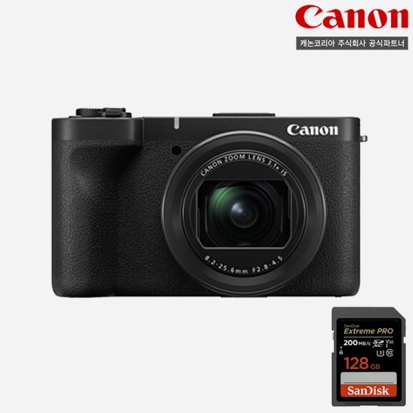 캐논 하이엔드 PowerShot V1 + 고속128GB메모리 + 카메라 융 (캐논총판 당일발송)