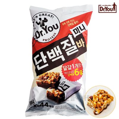 닥터유 단백질바 미니 594g 44개입 에너지바 프로틴바