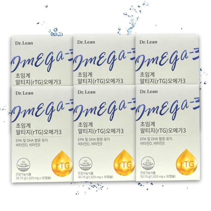 [닥터린] 닥터린 초임계 알티지 오메가3 1025mg 30캡슐 X 6 TB