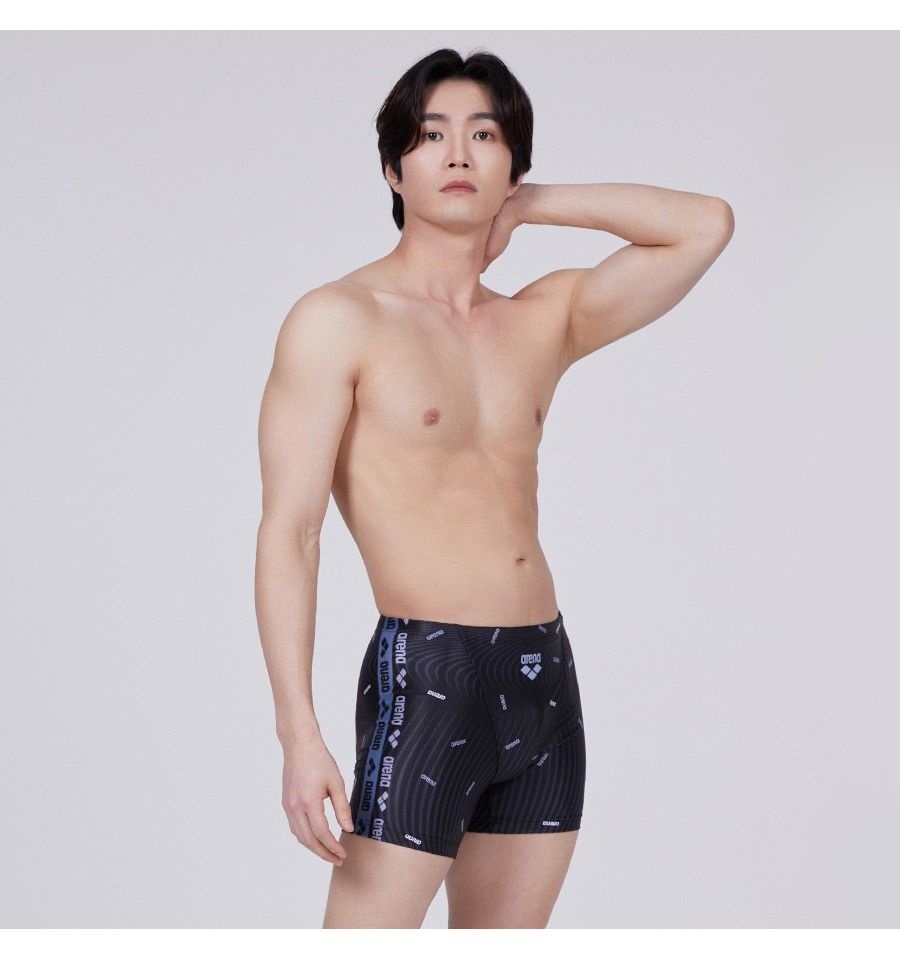 [백화점 정품] 아레나 수영복 스프레드 레터 3부 A4SM1PM63BLK
