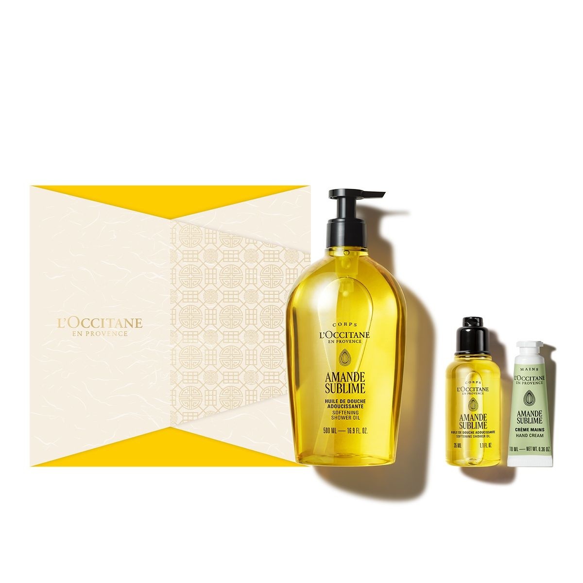 [롯데백화점] 록시땅 [기프트] 아몬드 소프트닝 샤워 오일 500ml 세트 (+디럭스 2종)