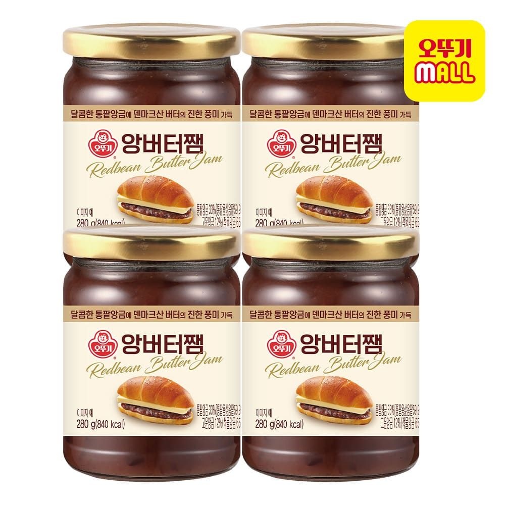 오뚜기 (현대Hmall) [오뚜기] 앙버터쨈 280g 4개