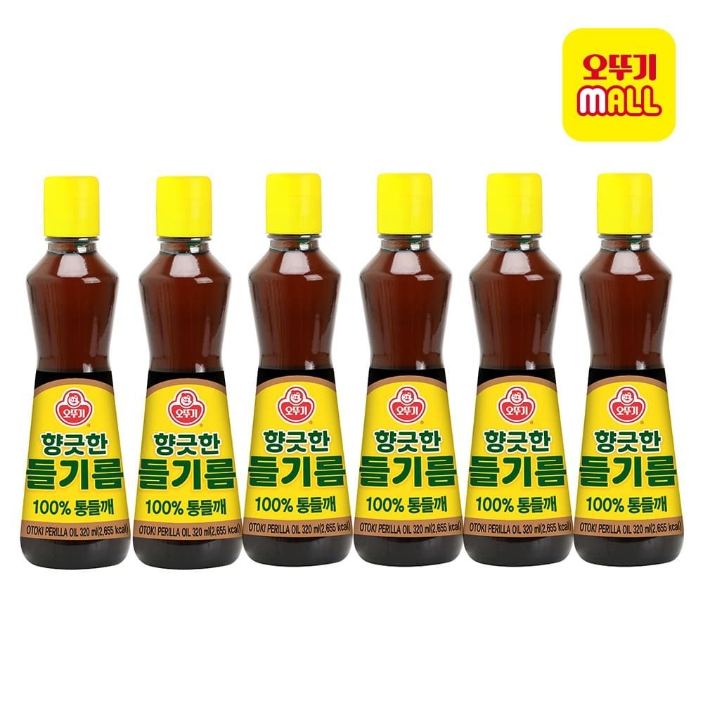 오뚜기 (현대Hmall) [오뚜기] 향긋한들기름 320ml 6개