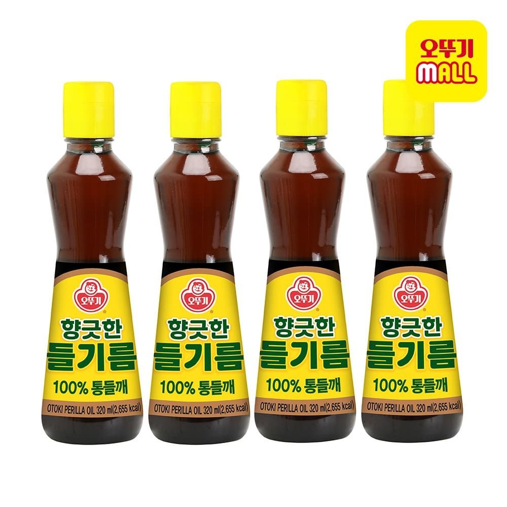 오뚜기 (현대Hmall) [오뚜기] 향긋한들기름 320ml 4개