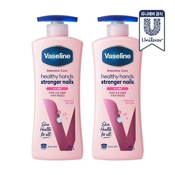 [보리보리]바세린 보이드 바디로션 핸드앤네일 400ml 2개