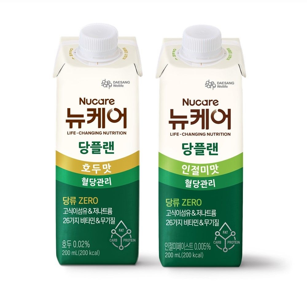 [롯데백화점] 웰라이프 [대상웰라이프] 뉴케어 당플랜 호두맛 24팩+인절미맛 24팩(총 48팩)