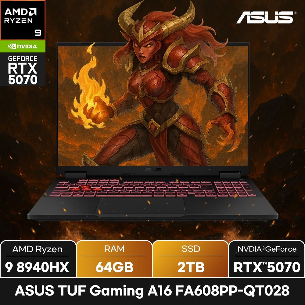 ASUS TUF Gaming A16 FA608PP-QT028/RAM 64GB/SSD 2TB/WIN11/ +마우스증정