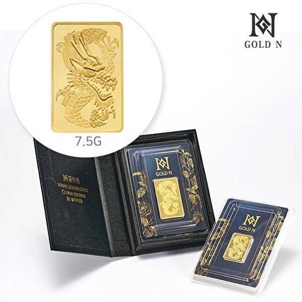 [골드앤]골드앤 순금 24K 청룡 프레스 골드바_7.5g