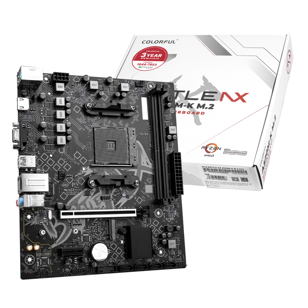 [오늘출발] COLORFUL 컬러풀 BATTLE-AX A520M-K M.2 V14 도우정보