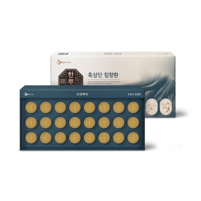 한뿌리 흑삼단 침향환 (3.75G*24환)