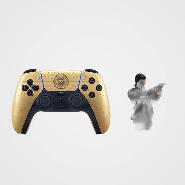 플레이스테이션 PS5 듀얼센스 무선 컨트롤러 007 퍼스트 라이트 한정판 + 디럭스 무료 업그레이드 2522350
