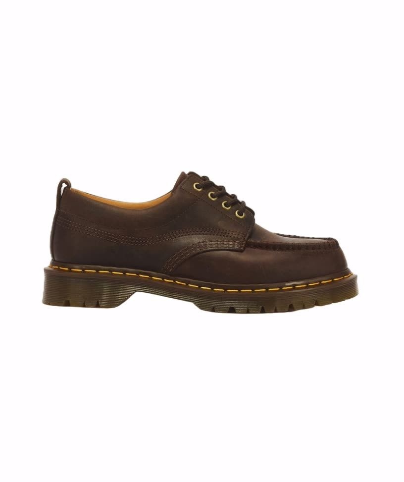 닥터마틴스 DR.MARTENS 로웰 4홀 슈즈 - 다크 브라운 크레이지 호스 43348200 546513 [매장상품]