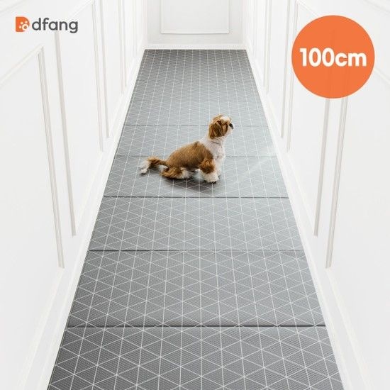 디팡 [폴딩 100x60cm] 강아지 고양이 미끄럼방지매트 4mm 강아지매트 고양이매트