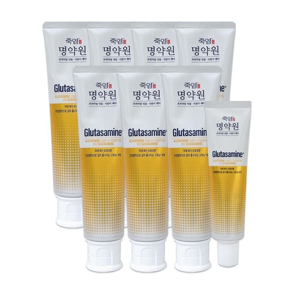 LG생활건강 죽염 명약원 치약 엘지생활건강 프리미엄 잇몸 시린이 케어 120g 7개+40g