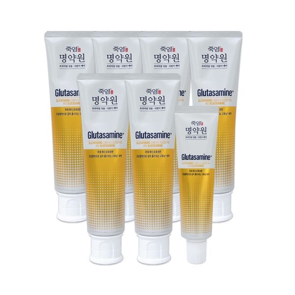 명약원 LG 생활건강 죽염 명약원 프리미엄 잇몸 시린이 케어 치약 120g 6개+40g