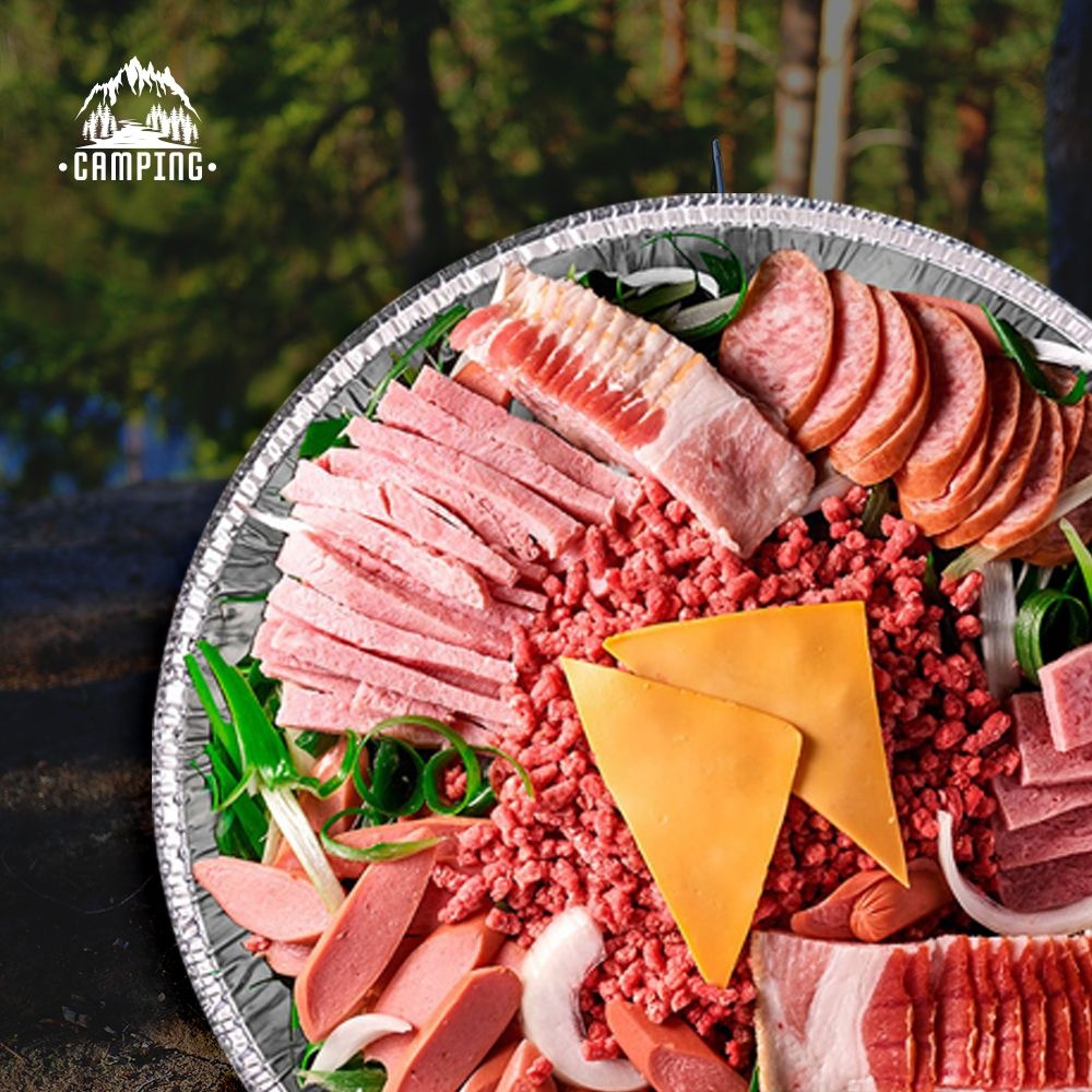[온누리상품] [박참봉부대찌개]송탄식 모듬 부대찌개 캠핑용 밀키트 1,460g (2~3인분) 간편식 / 의정부맛집