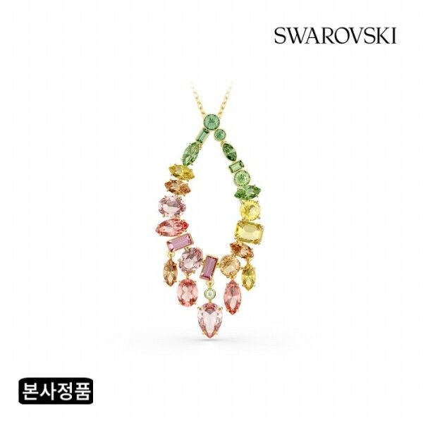 스와로브스키 [스와로브스키] [/본사정품] Gema 골드 톤 롱 목걸이 5741589