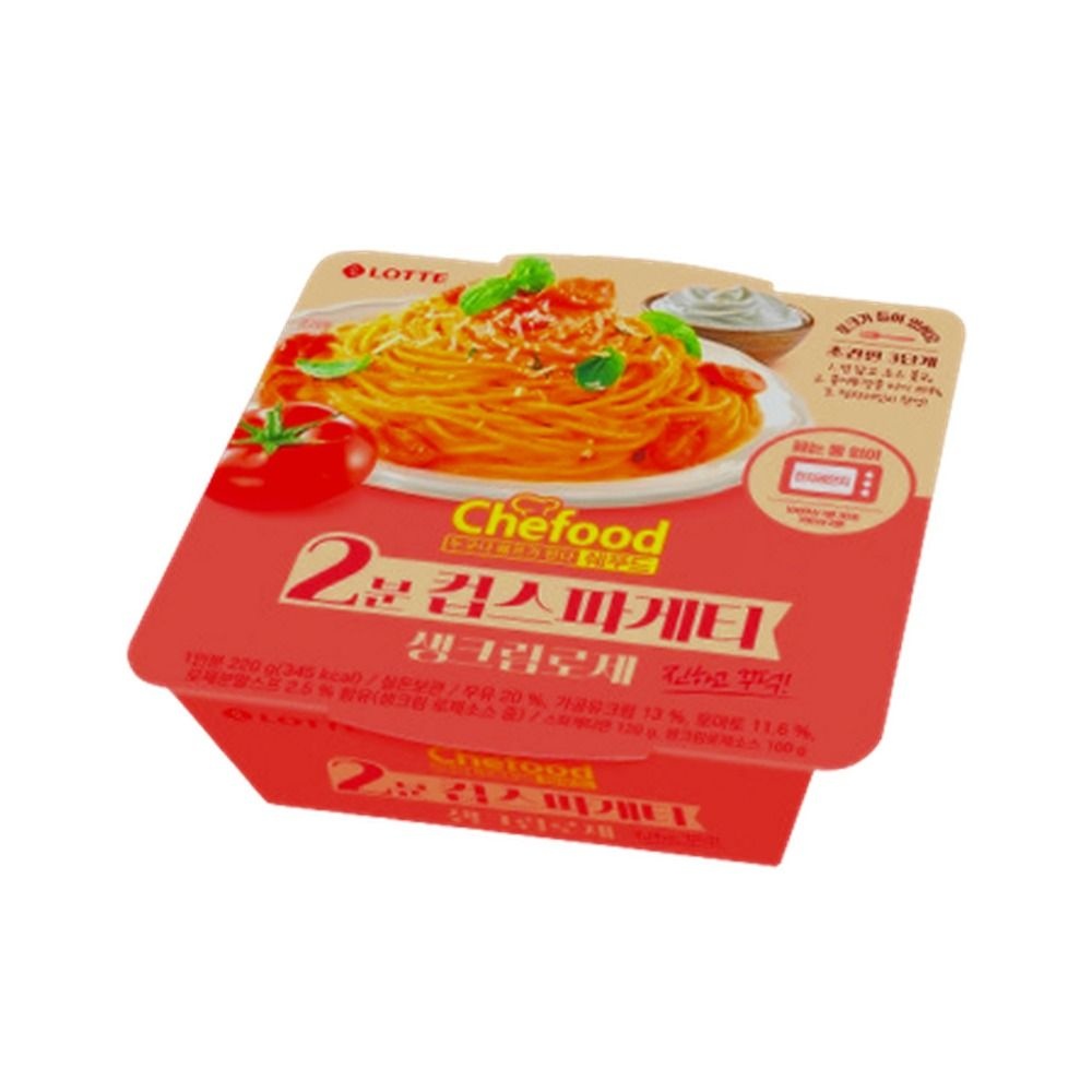 쉐푸드 2분 컵스파게티 생크림로제 1개