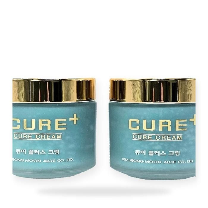 1+1 김정문알로에 라센스 로에 큐어 플러스 크림 80g 피부보습 피부진정(AD)