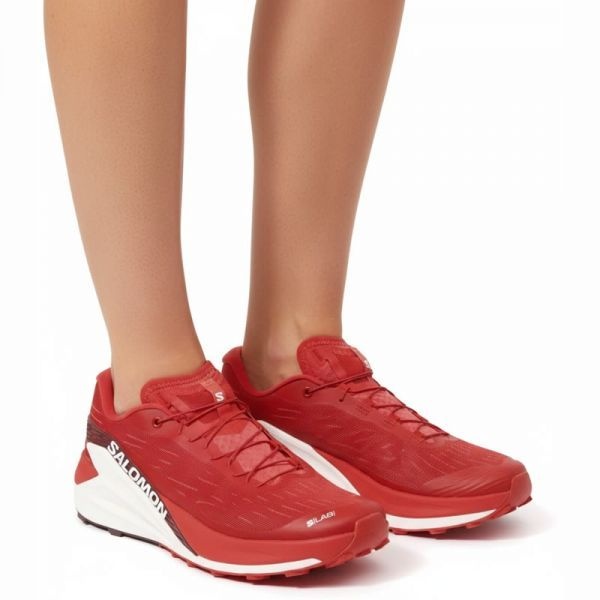 살로몬 S/LAB 펄사 4 트레일러닝화 25FW Fiery Red L47770300