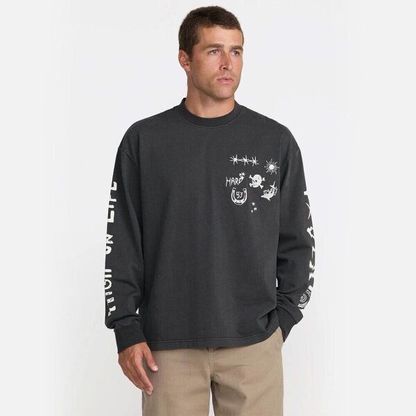 [보드라이더스] RVCA X DANI MILLER HIGH ON LIFE 긴팔 티셔츠 (VG31LT057PTK)_CA