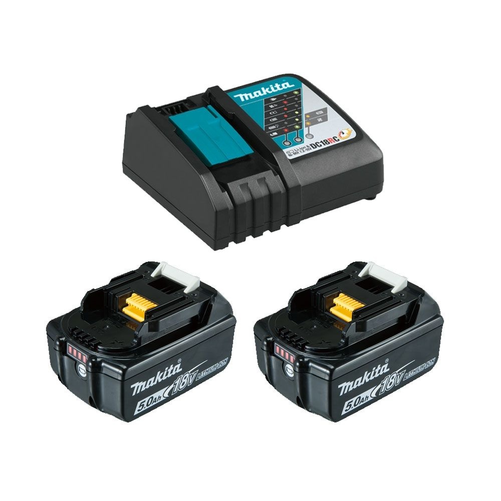 [온누리상품] 마끼다 18V 충전기 배터리 혼합키트 BL1850B 2개 DC18RC 1개셋트