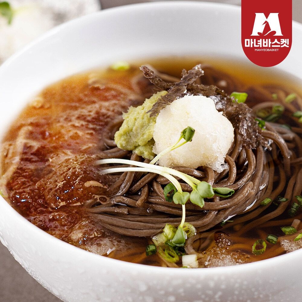 [마녀바스켓] 메밀소바 5인분 (메밀면150g*5+소스25g*5)