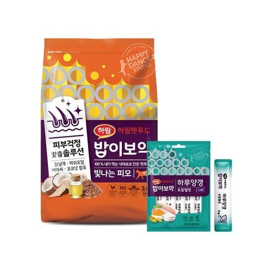 하림펫푸드 (현대Hmall) [행사코드] 하림펫푸드 밥이보약 CAT 빛나는 피모 3.4kg+하루양갱 웰빙56g