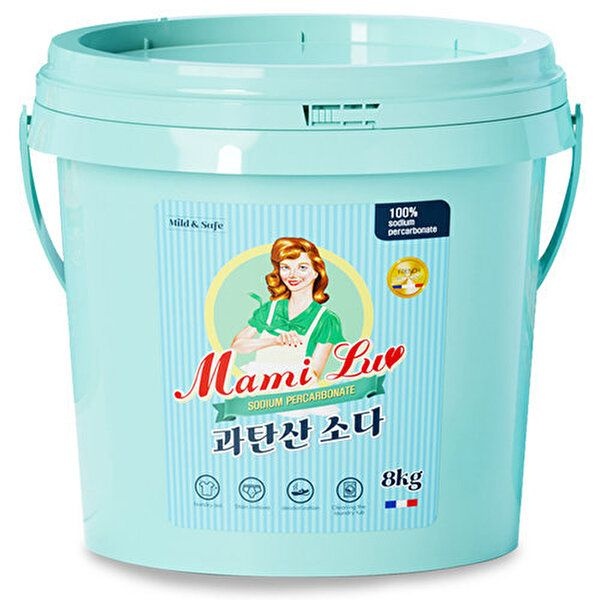 [맘스럽]맘스럽 과탄산소다 버킷 8kg 모음 초대용량 프리미엄 1등급 프렌치 산소계표백제