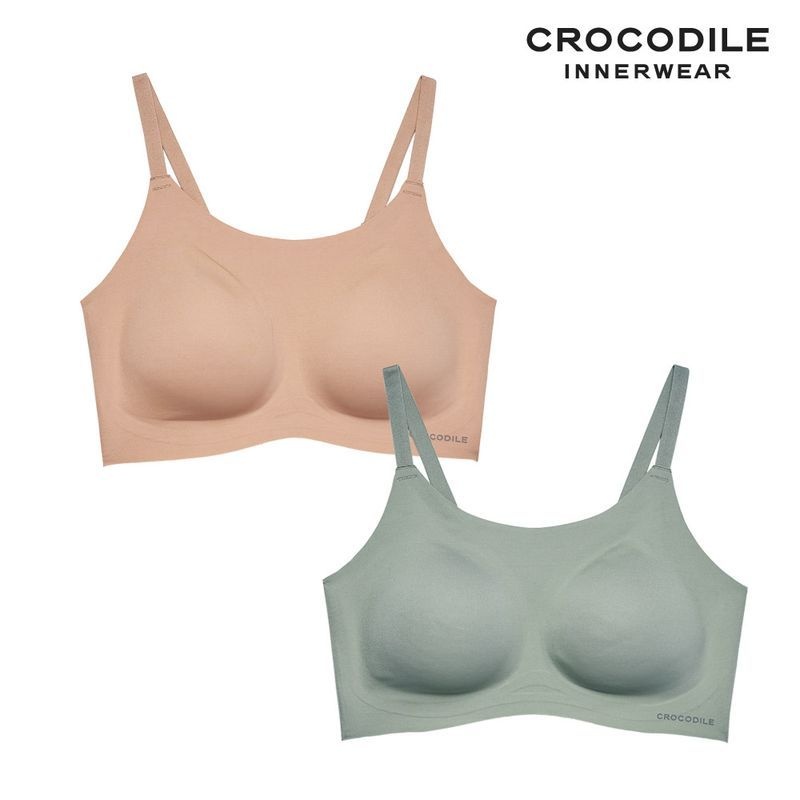 [크로커다일] 소프트 나일론모달 패드일체형 스트랩 브라2종 CDWBR5O1920