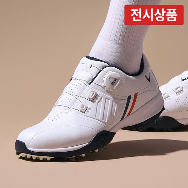 [하프클럽]캘러웨이 CG 우먼스 에어로스포츠 보아 골프화 여성 스파이크 발편한 골프신발