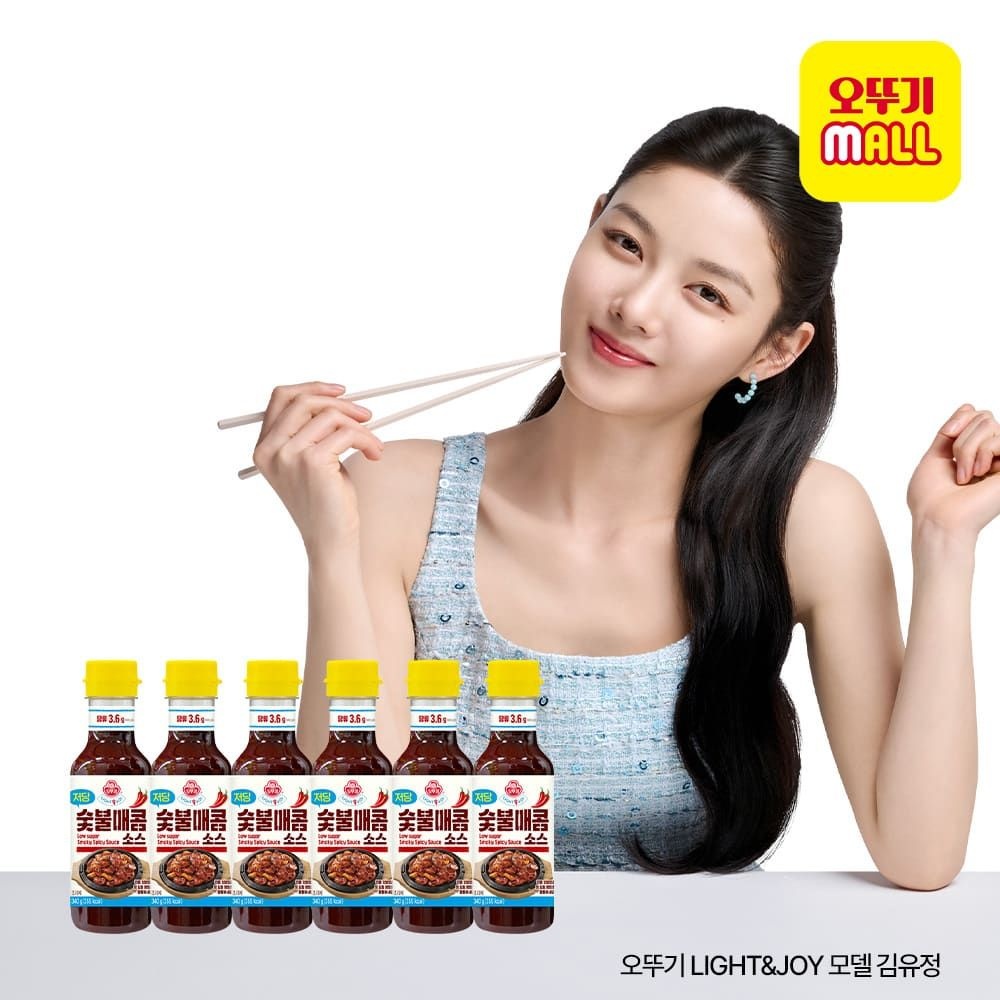 오뚜기 (현대Hmall) [오뚜기] LightJoy 저당 숯불매콤소스 340g 6개