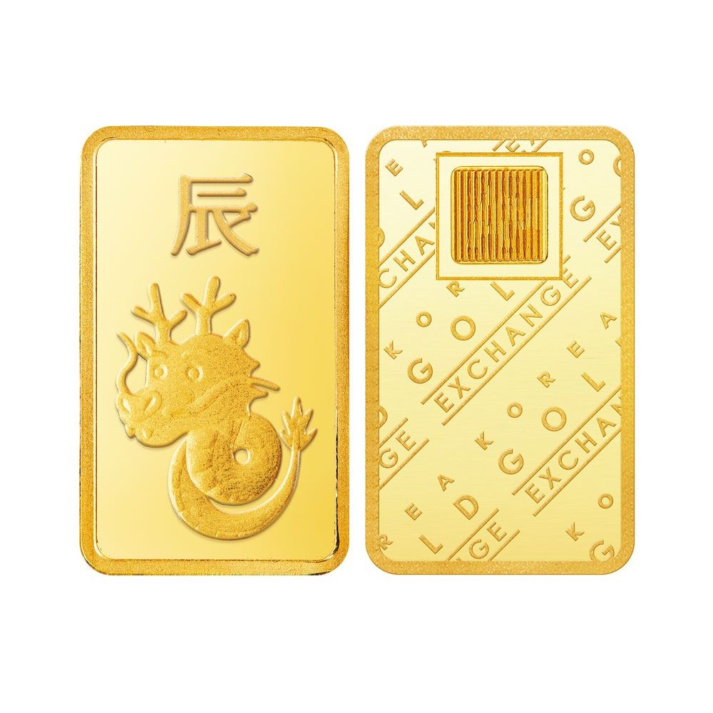 [롯데백화점] 한국금거래소 용 골드바 3.75g