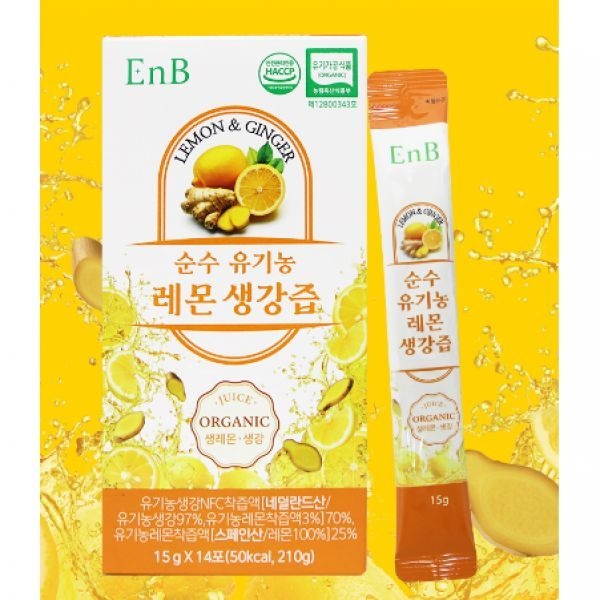 순수 유기농 레몬생강즙 14포 2개