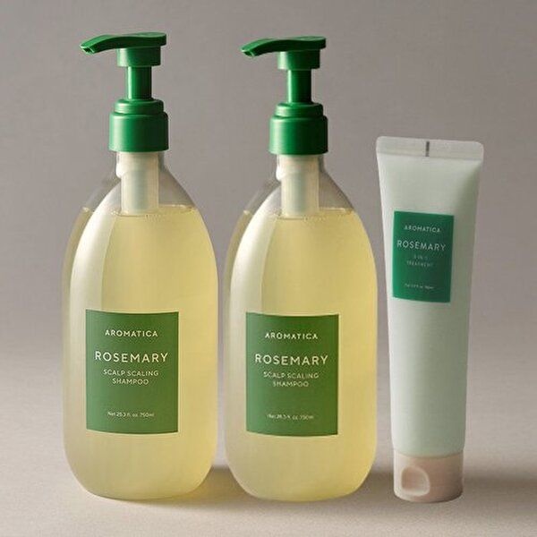 아로마티카 [아로마티카]아로마티카 로즈마리 스칼프 샴푸 750ml 2개+로즈마리 트리트먼트 160ml