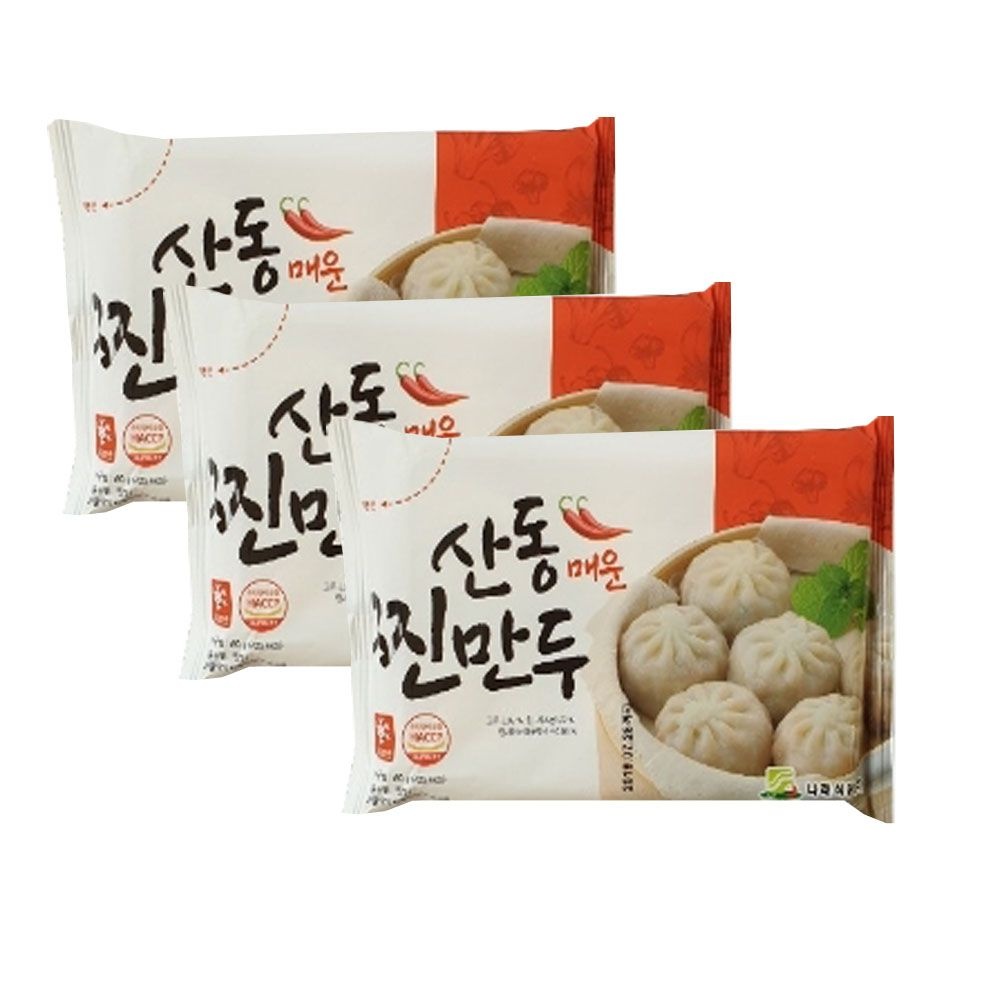 나래식품 산동매운찐만두 6알
