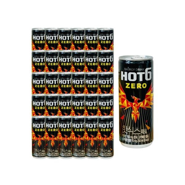핫식스 제로 250ML X 30캔