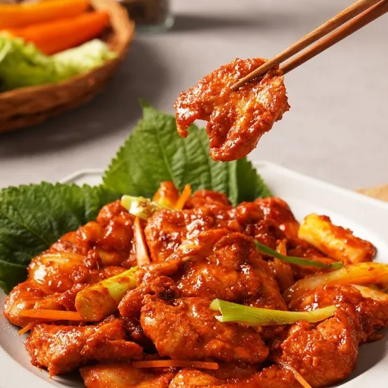 [3팩 10,910원]춘천 직송 맛있게 매콤한 국산닭 순살 닭갈비 500gx3팩 캠핑 홈파티(500g 넉넉한 2인분)