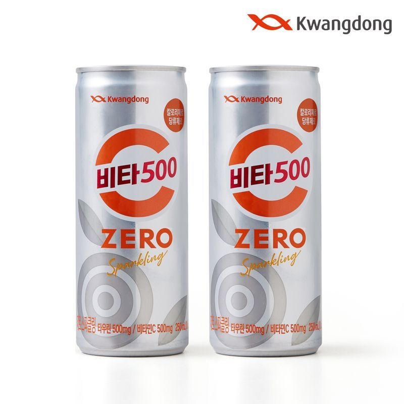 광동 비타500 제로 zero 스파클링 250ml x 48캔