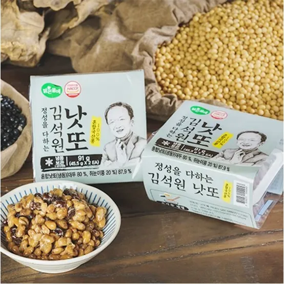 [맑은물]에 국산콩 김석원 혼합 믹스낫또 45.5gx40팩