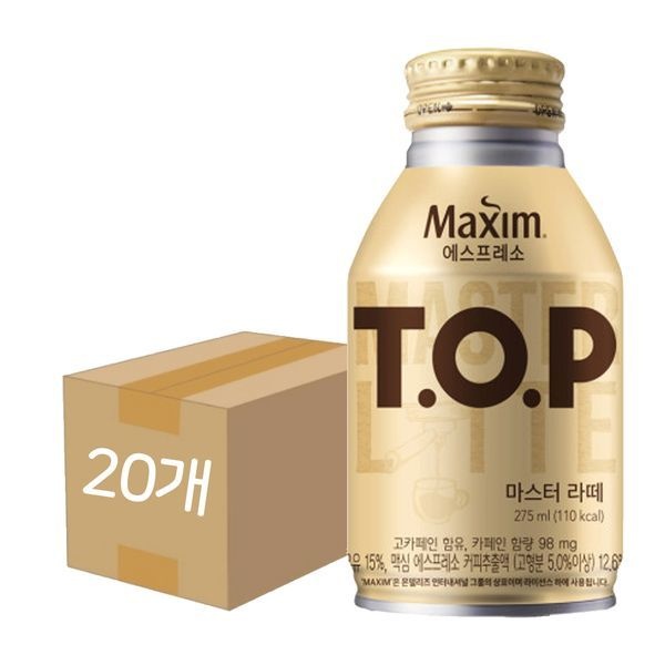맥심 티오피 마스터 라떼 275ml x24개