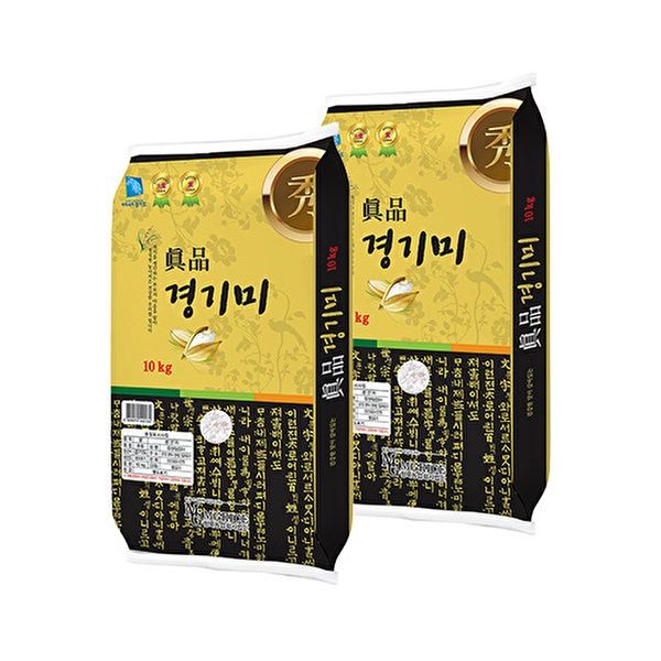 [넛파인]김포 경기미 추청 20kg(10kg+10kg)