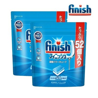 피니시 파워큐브 식기세척기 미니 세제 52개입 260g x2개