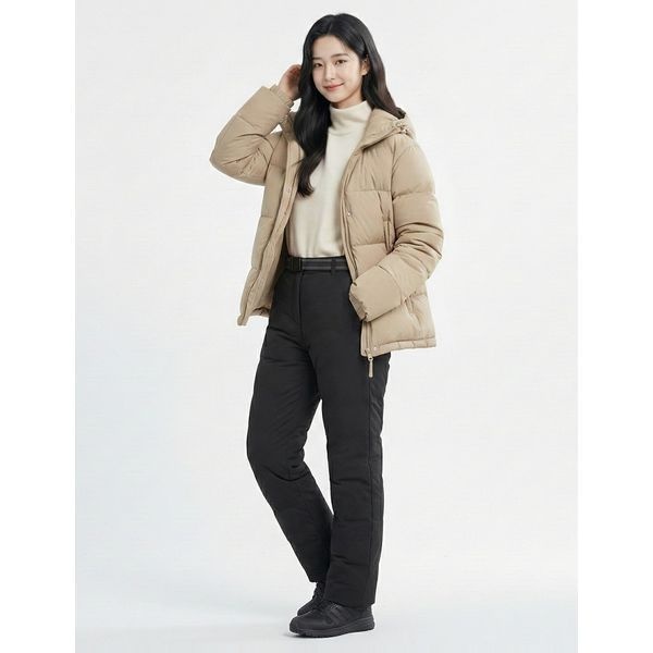 콜핑 [하프클럽]콜핑 2294PK558W 베이직 보온 경량 드라이 패딩 여자 겨울 등산바지