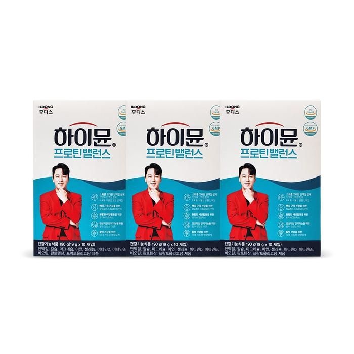 일동후디스 하이뮨 프로틴 밸런스 스틱 19g x 10포 3박스 Ss