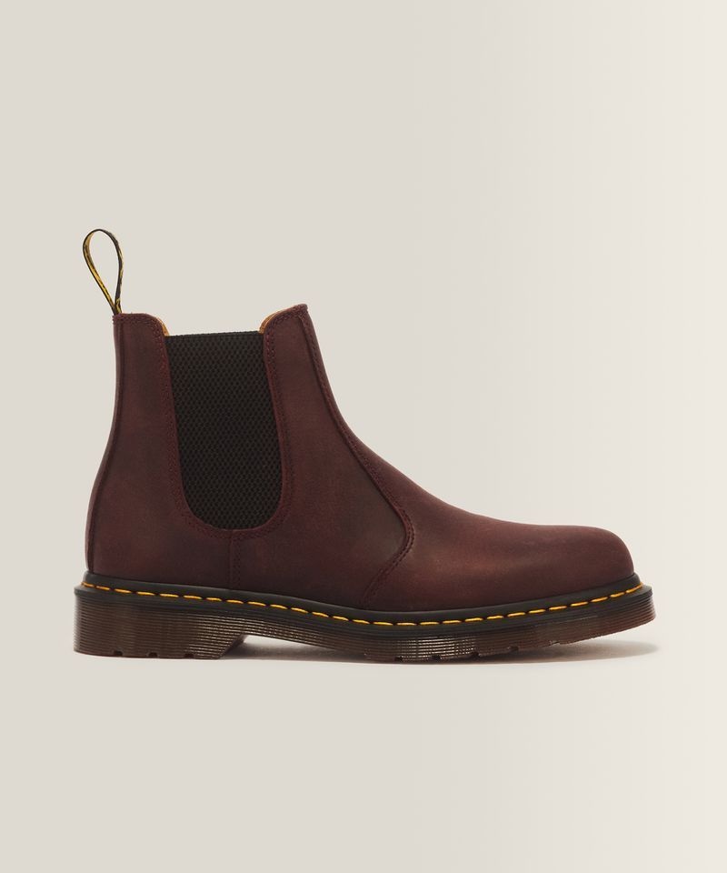 닥터마틴 DR.MARTENS 2976 YS 첼시 부츠 - 체리 레드 크레이지 호스 27486600 1180219