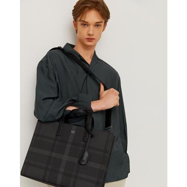닥스 [26SS [서류가방[DAKS ESSENTIAL[닥스 에센셜 블랙 타탄체크 DBBA6EE63BK 513658