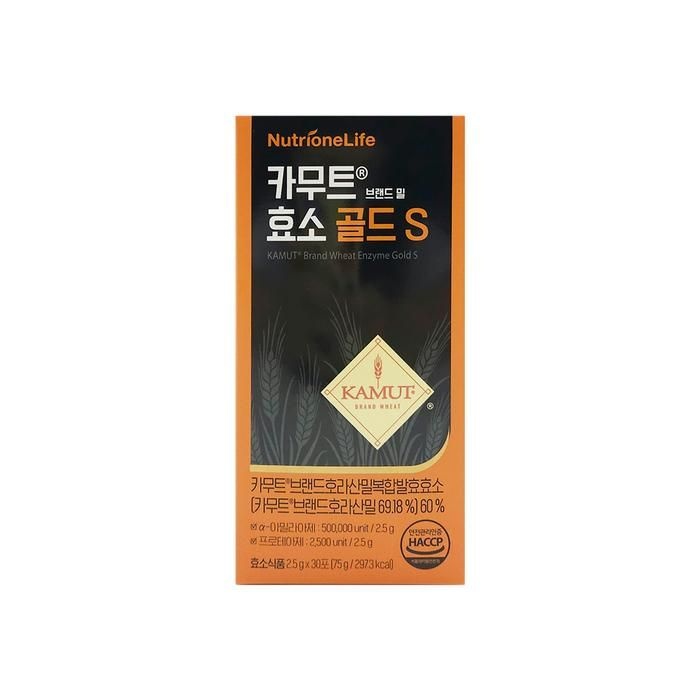 뉴트리원 카무트 효소 골드S 2.5g x 30포 x1박스