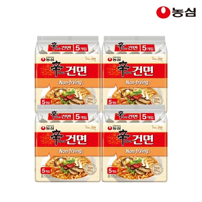 농심 신라면건면 97g, 20개
