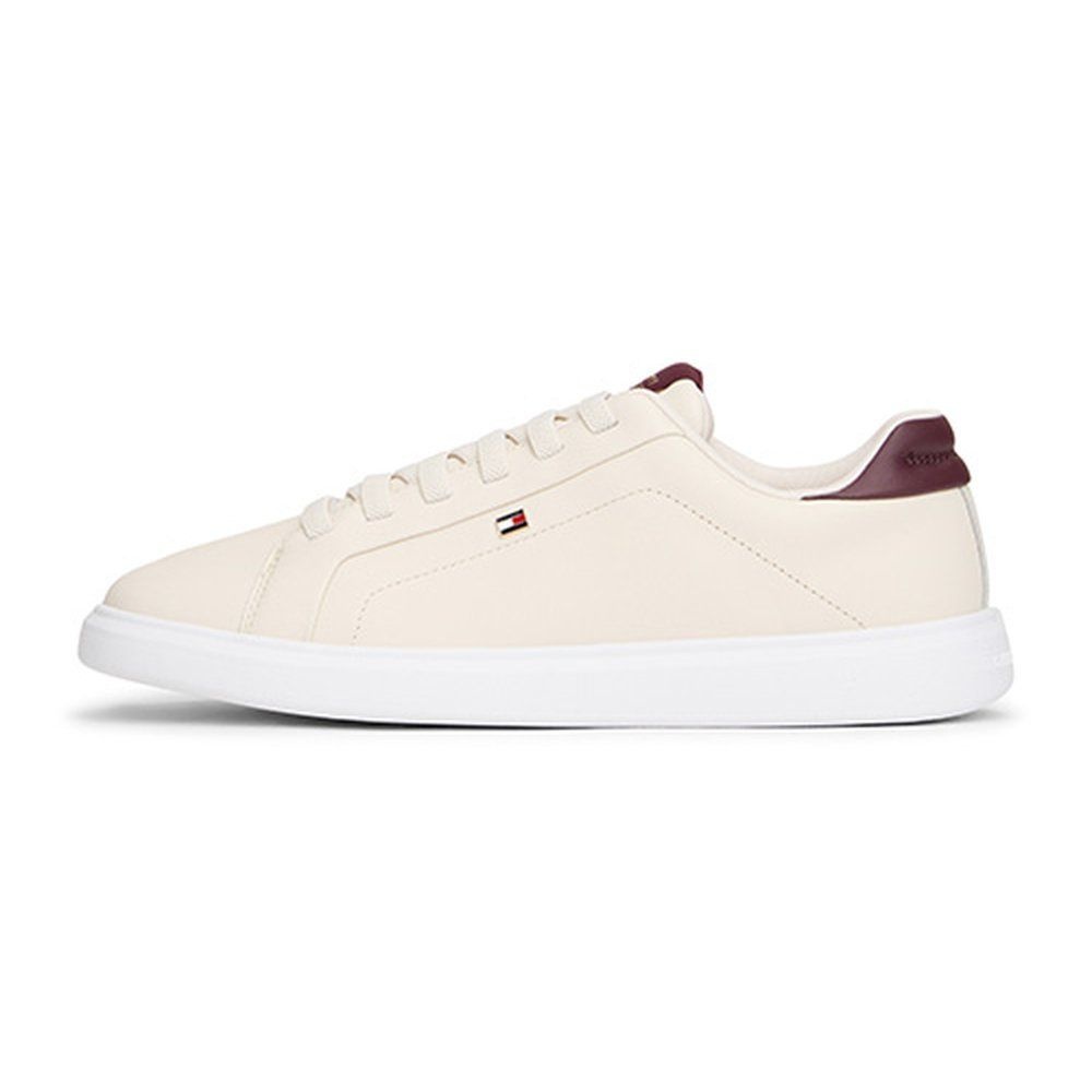 TOMMY HILFIGER 타미힐피거 TOMMY HILFIGER 아이콘 코트 밴딩 라이트 스니커즈-크림9 T52G0ARS100WT10F5